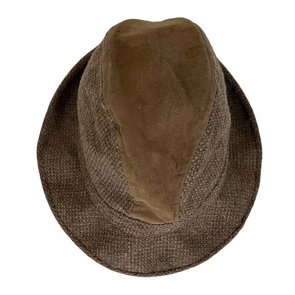 McGregor Sportswear Vintage Tweed Hat Fedora Brown Tan Wool Union USA Mens 7 1/8 - Picture 8 of 12